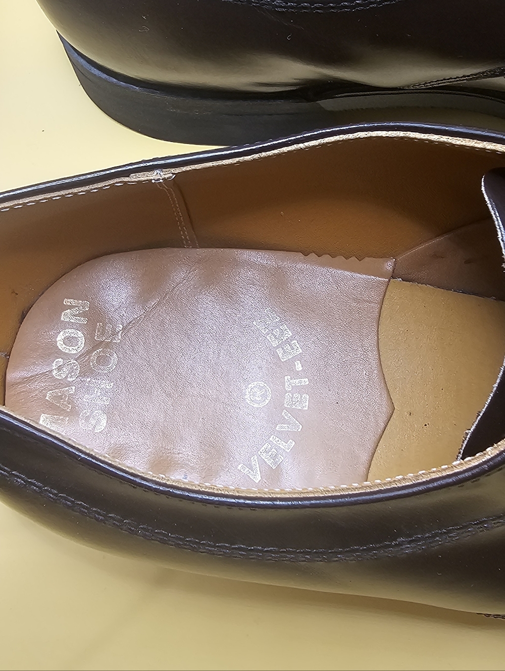 Mason Velvet-eez Mens Lace Up Brown size 13 EE Dress Shoe - Picture 5 of 14